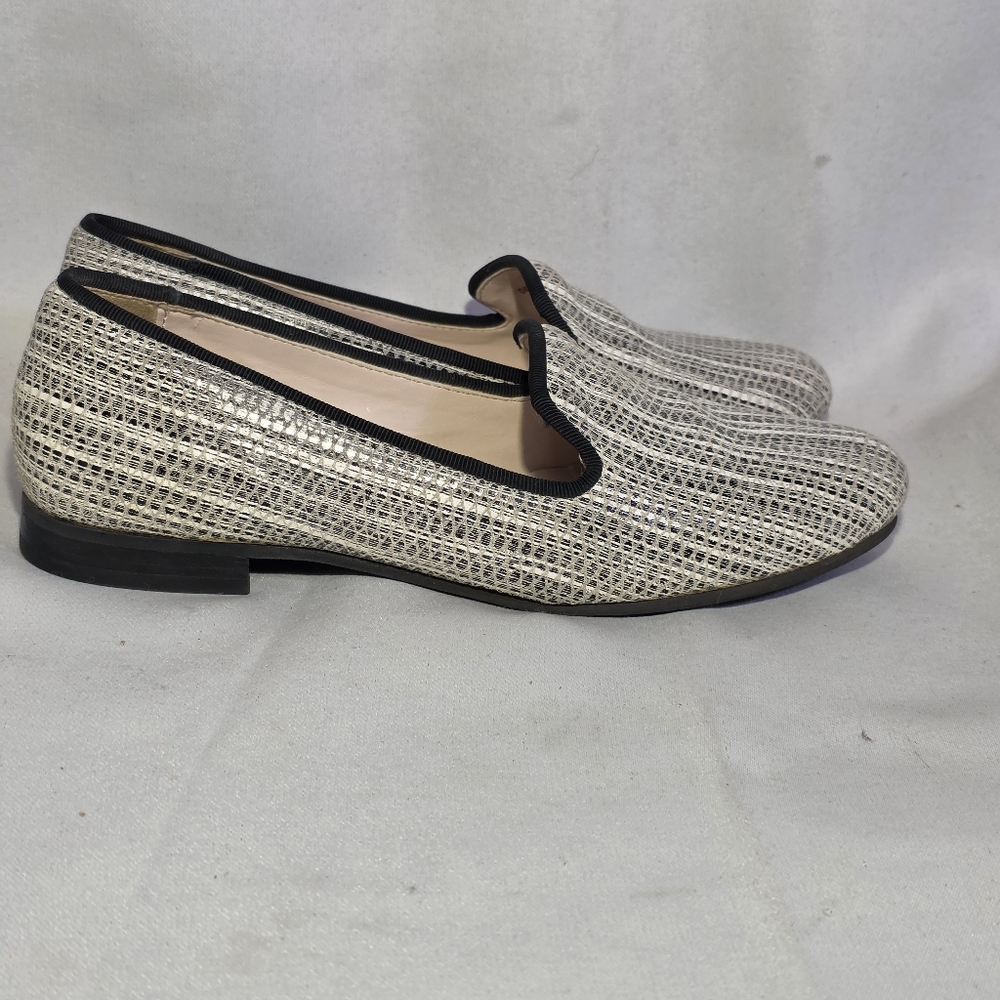 Cole Haan Size 5 B Sabrina Woven Loafer Flat Leather Textured Flat D43680 - Picture 4 of 9